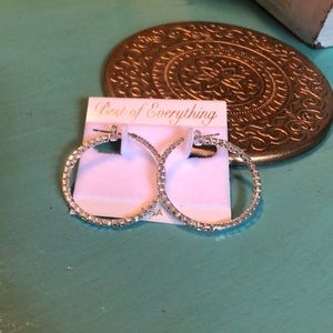 Rhinestone Hoops